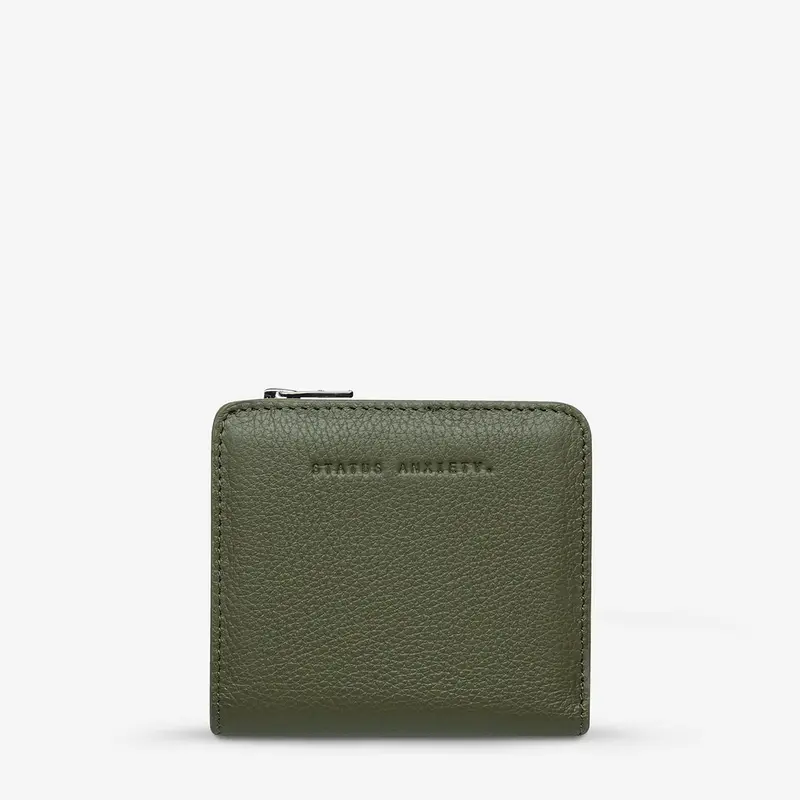 Status Anxiety Sense Of Wonder Leather Wallet - Khaki 1