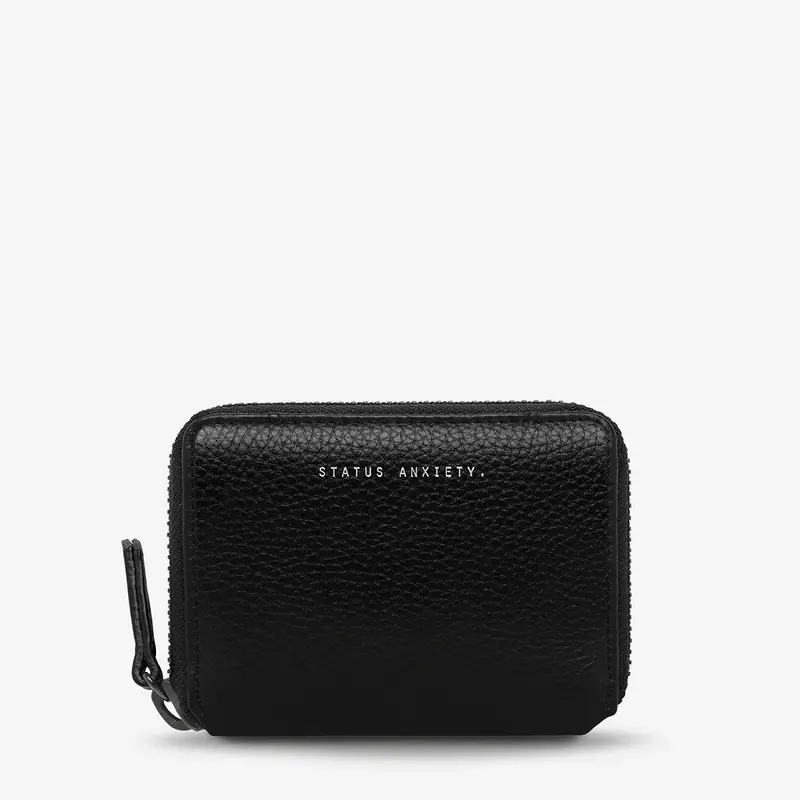 Status Anxiety Wayward Leather Wallet - Black 1