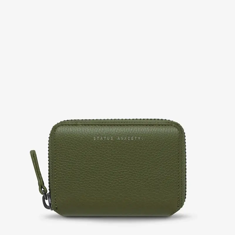 Status Anxiety Wayward Leather Wallet - Khaki 1
