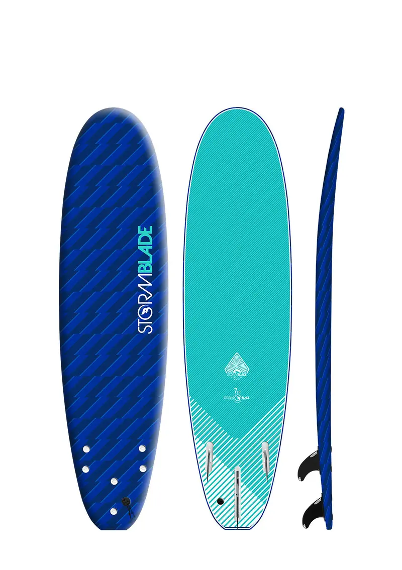 Storm Blade 7Ft Surfboard- Blue Blizzard 1