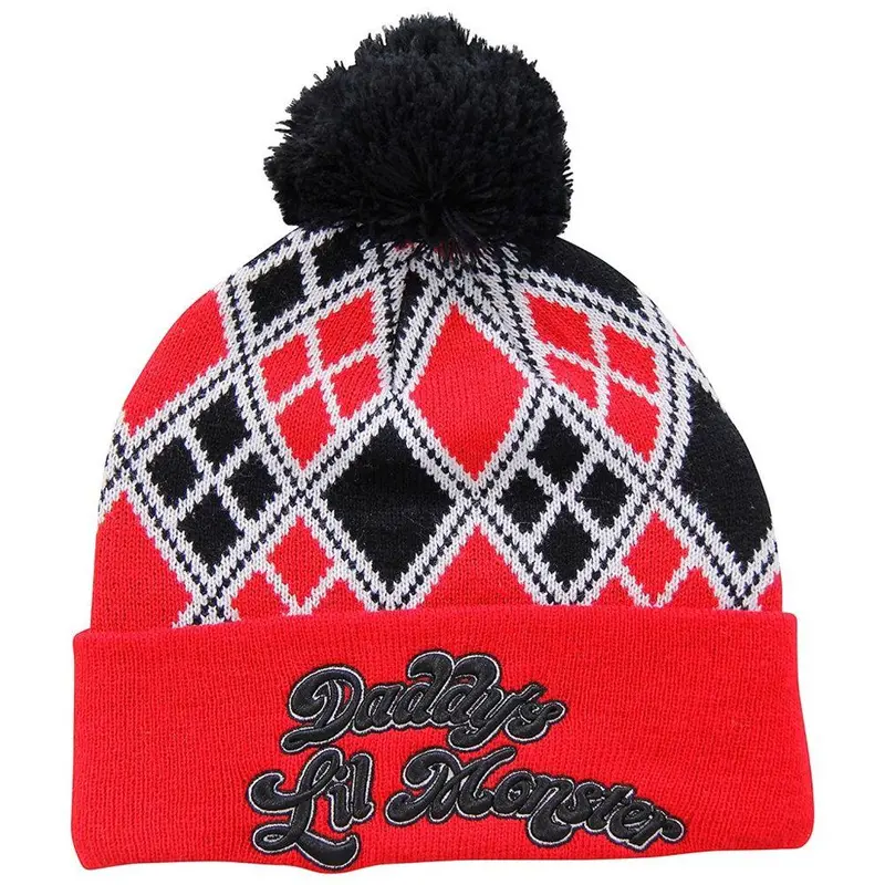 Suicide Squad Daddy's Lil Monster Pom-Pom Beanie 1