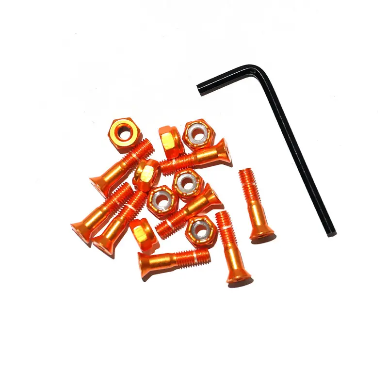 Sunday Hardware 7/8 Orange Anodised 1