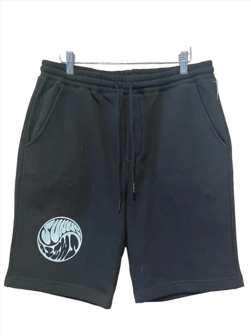 Sunny Smith Men's Midweight Fleece Shorts - Black 1