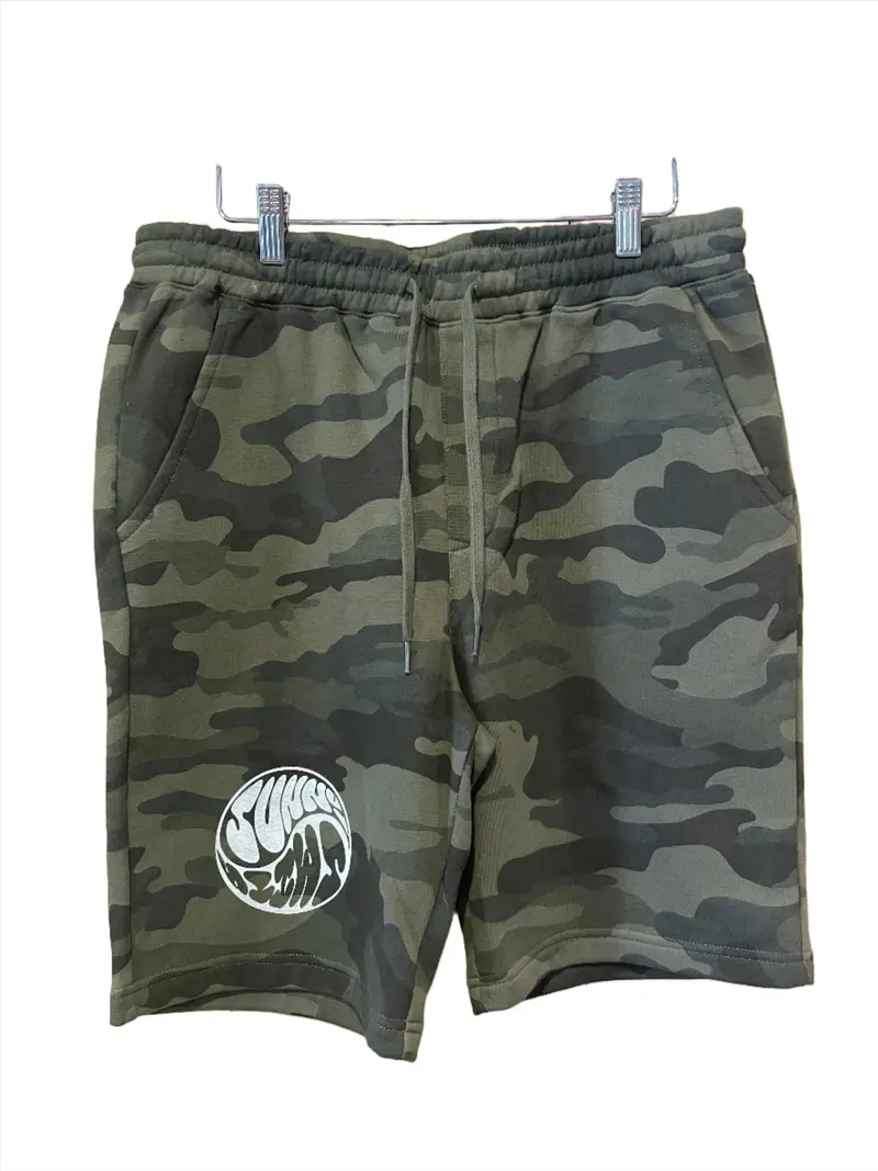 Sunny Smith Men's Midweight Fleece Shorts - Camo 1