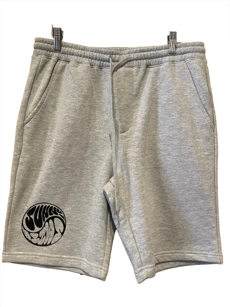 Sunny Smith Men's Midweight Fleece Shorts - Heather Gray 1