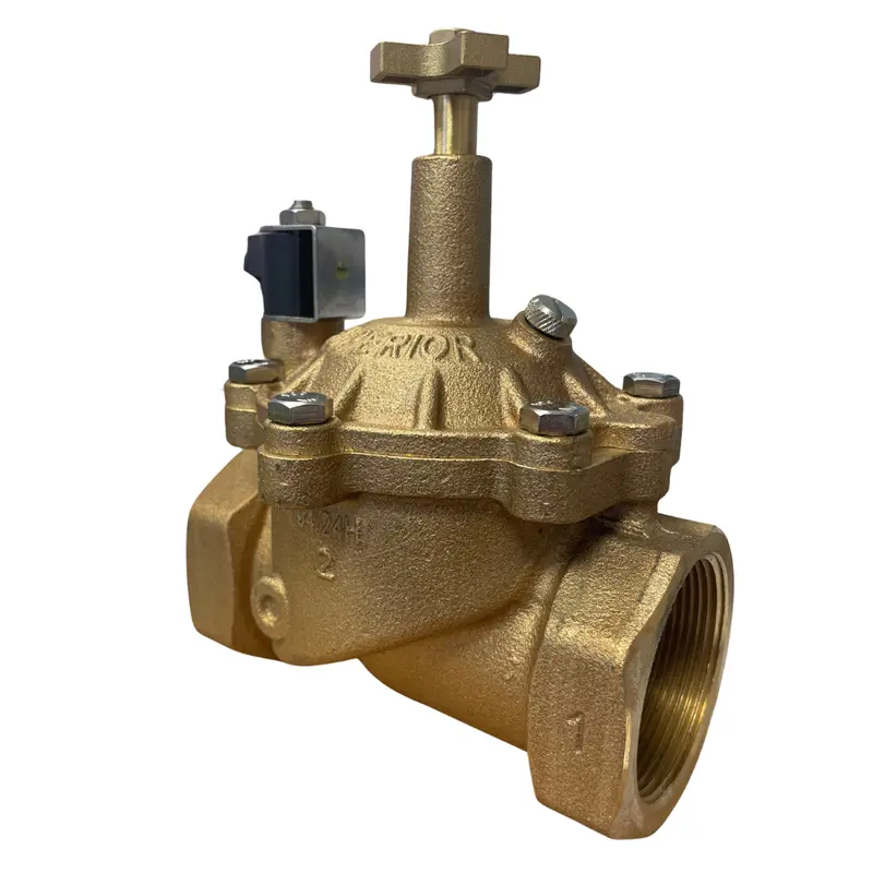 Superior - 950200 - 2'' Brass In-Line Valve W/ Flow Control (Npt) 1