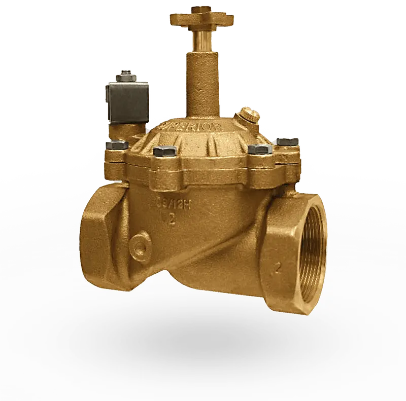 Superior - 950250 - 2-1/2'' Brass In-Line Valve W/ Flow Control (Npt) 1
