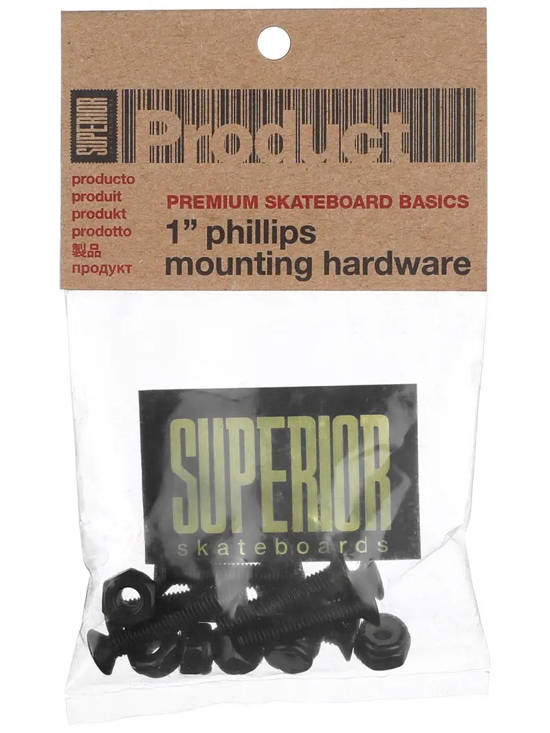 Superior Product Phillips Skateboard Hardware 1" 1
