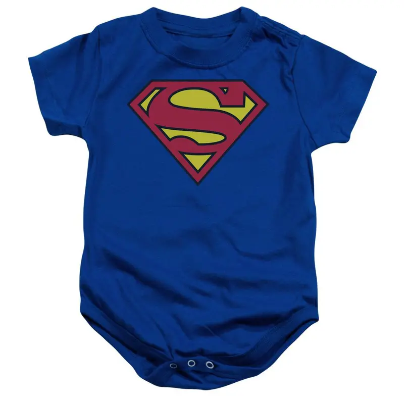 Superman Classic Logo Infant Snapsuit 1