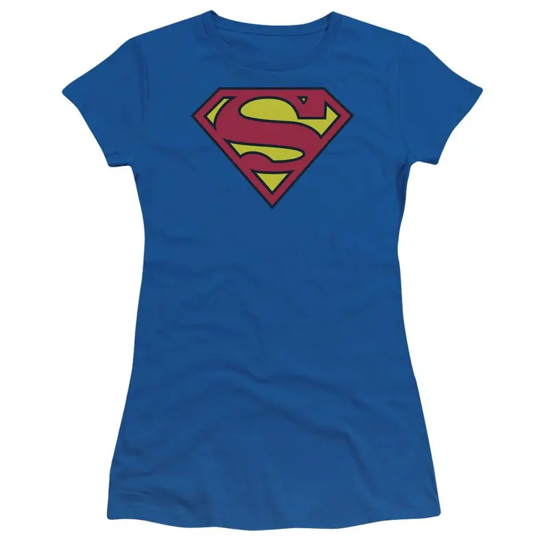 Superman Classic Logo Juniors T-Shirt 1