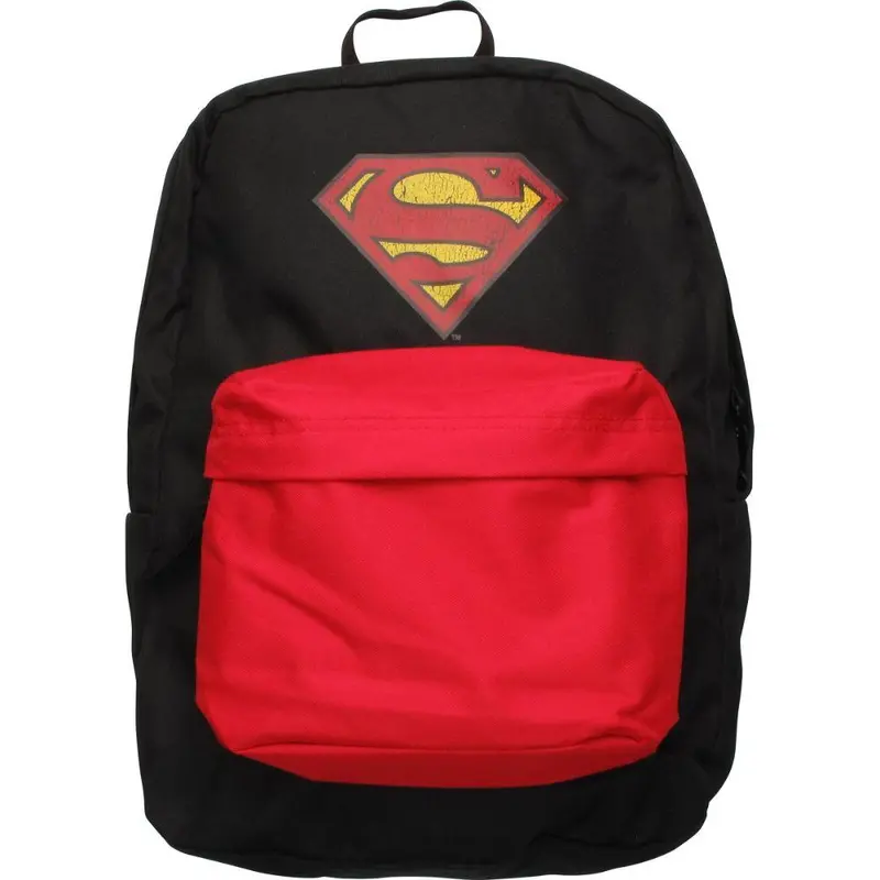 Superman Distressed Logo Backpack 1