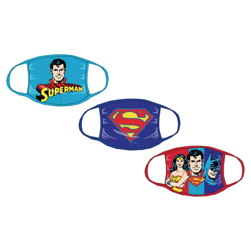 Superman Face Mask 3-Pack 1
