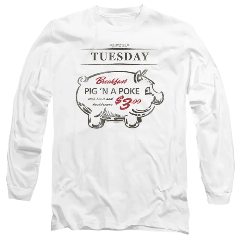 Supernatural Pig `N A Poke Long-Sleeve T-Shirt 1