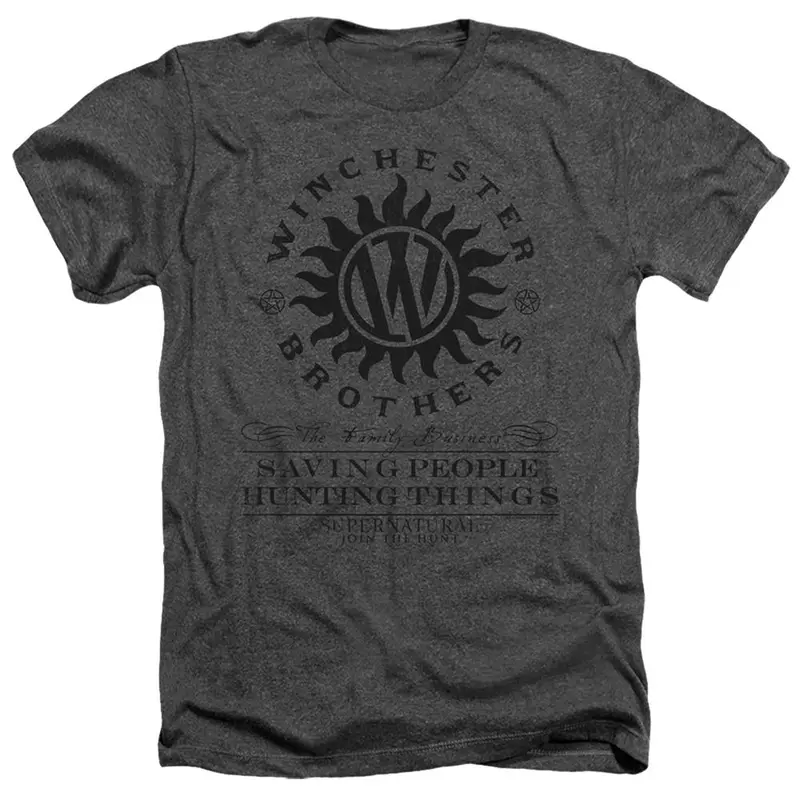 Supernatural Winchester Anti-Possession Heather T-Shirt 1