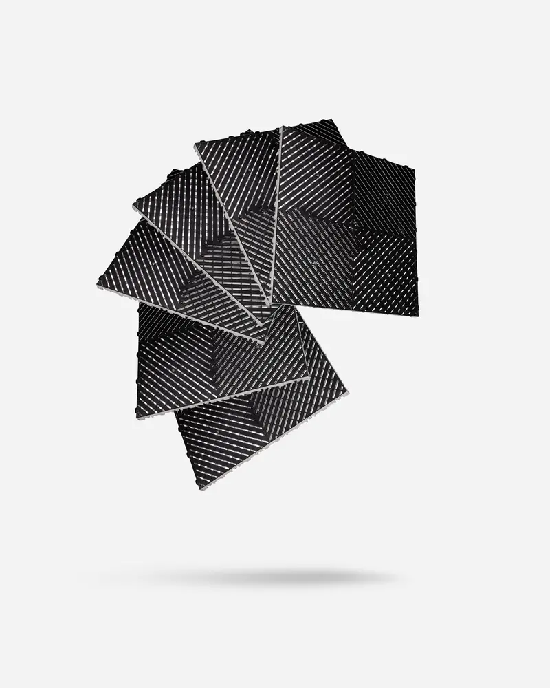 Swisstrax Ribtrax Smooth Pro Floor Tile (6-Pack) 1