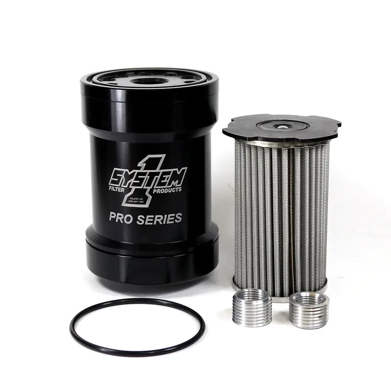 System 1 Long Billet Spin On Filter, 75 Micron, 209-571-Bps 1