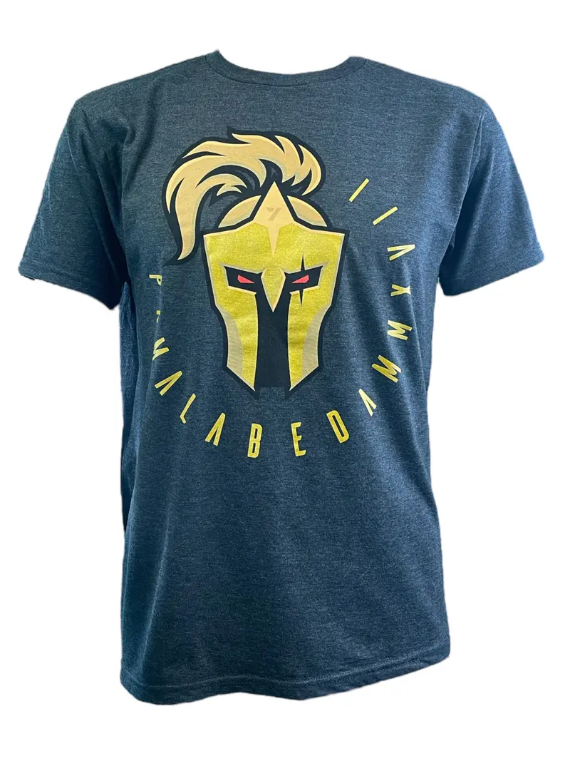 T-Shirt Labeda Golden Knights Logo - Grey 1