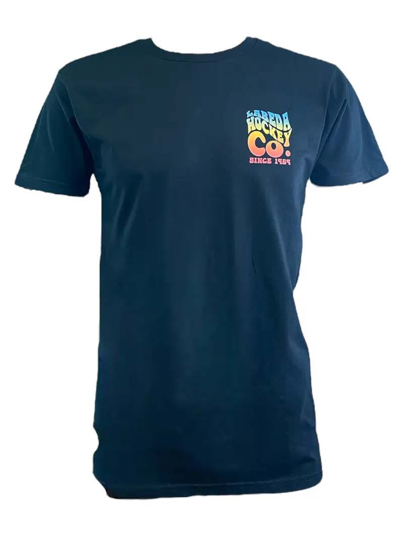 T-Shirt Labeda Hockey Trippy Tie Dye Logo - Black 1