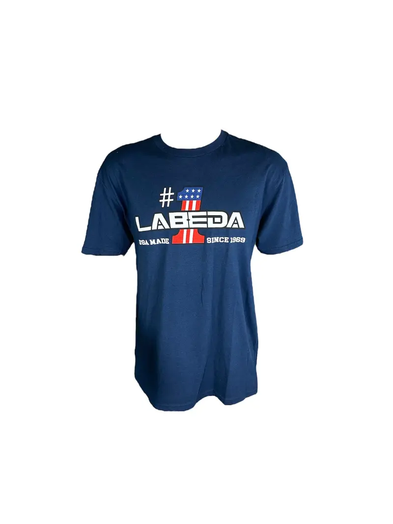 T-Shirt Labeda Made In Usa - Blue 1