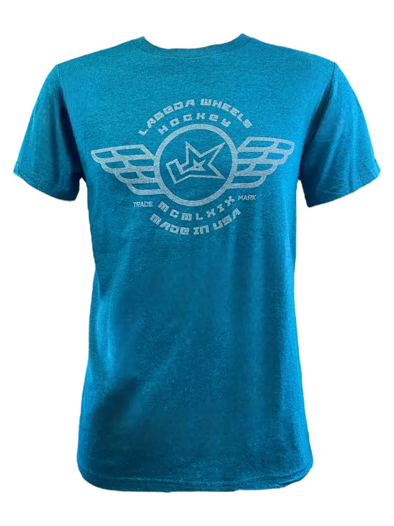 T-Shirt Labeda Wings Logo - Cyan 1