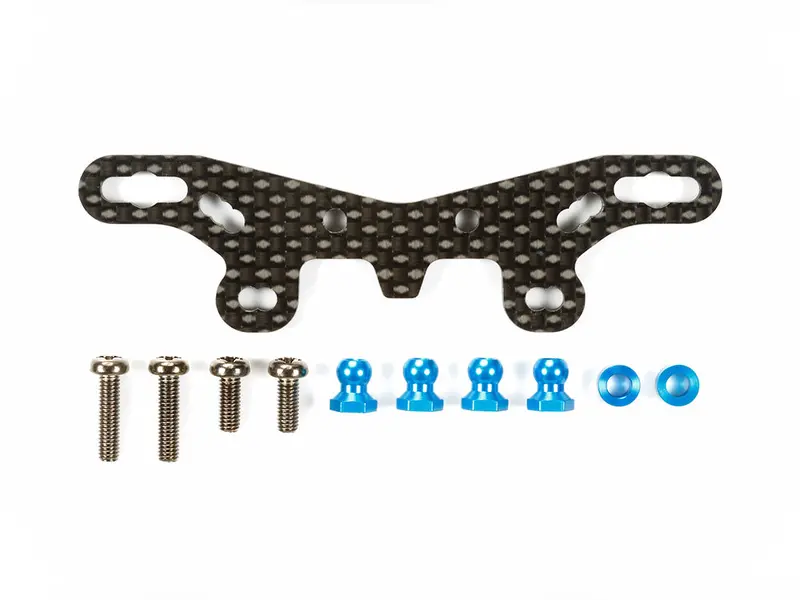 Tamiya 54632 Tt-02 Type-S Carbon Damper Stay (Front) 1
