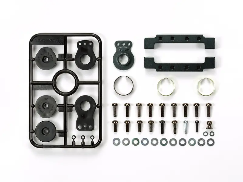 Tamiya 56537 Aluminum Dual Servo Mount & Hi-Torque Servo Saver For Tractor Truck 1