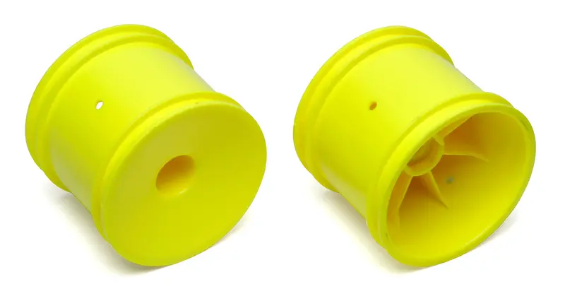 Team Associated 12Mm Hex Stadium Truck Dish Wheel Yellow - 7853 1