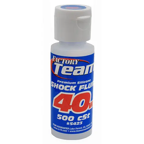 Team Associated 40Wt Silicone Shock Oil 2Oz - 500 Cst - 5423 1