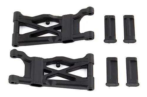 Team Associated B6.1/B6.1D Rear Suspension Arms W/Inserts (2) - 91777 1