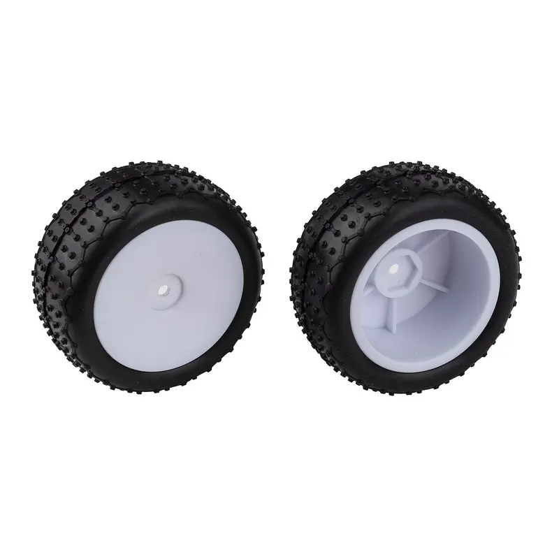 Team Associated: Reflex 14 Rear Wide Mini Pin Tires (White) 1