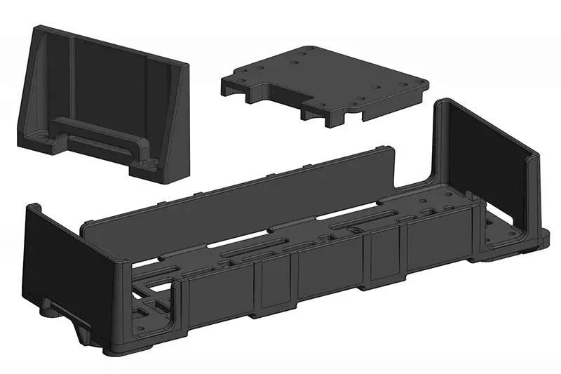 Team Corally - Large Battery And Esc Tray V2 1