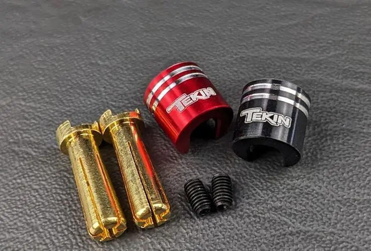 Team Tekin: 5Mm Bullets 90Deg Heatsink (2 Pcs) 1