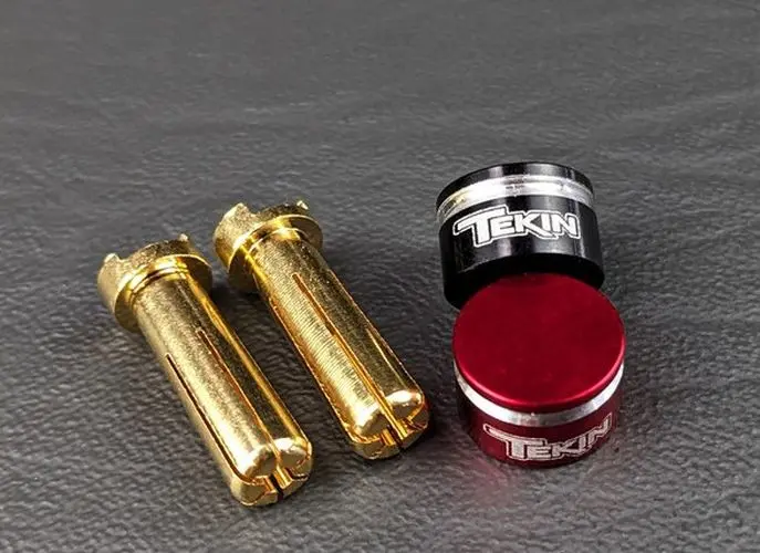 Team Tekin: 5Mm Bullets 90Deg Low Profile Heatsink (2 Pcs) 1
