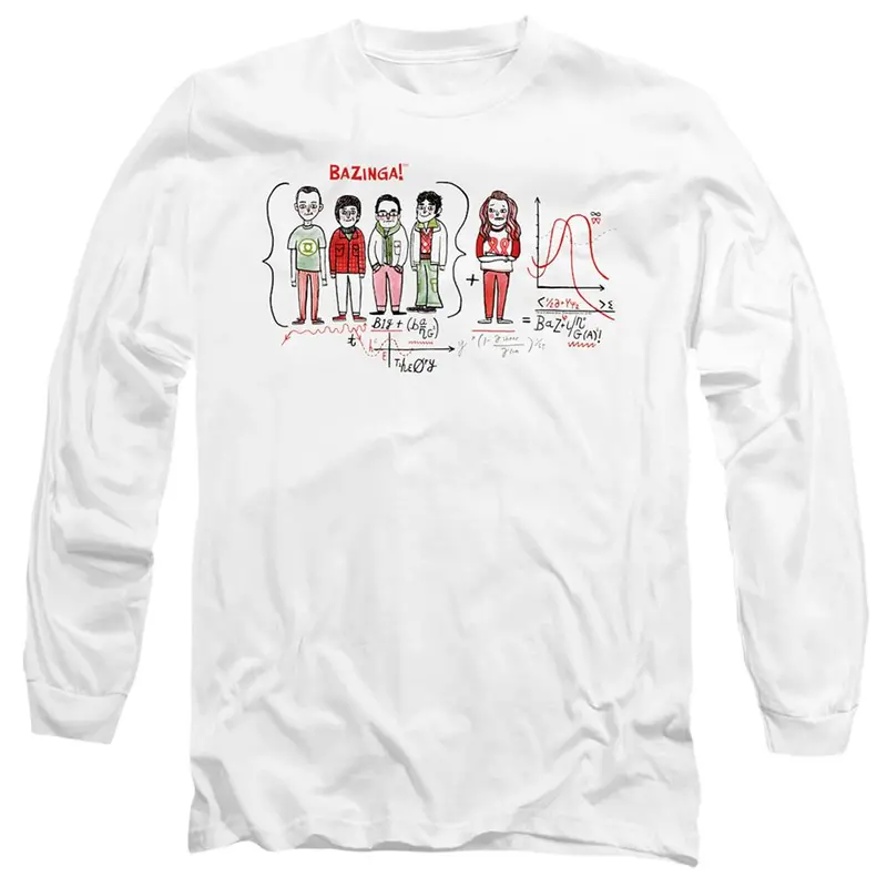 The Big Bang Theory Bazinga Equation Long-Sleeve T-Shirt 1