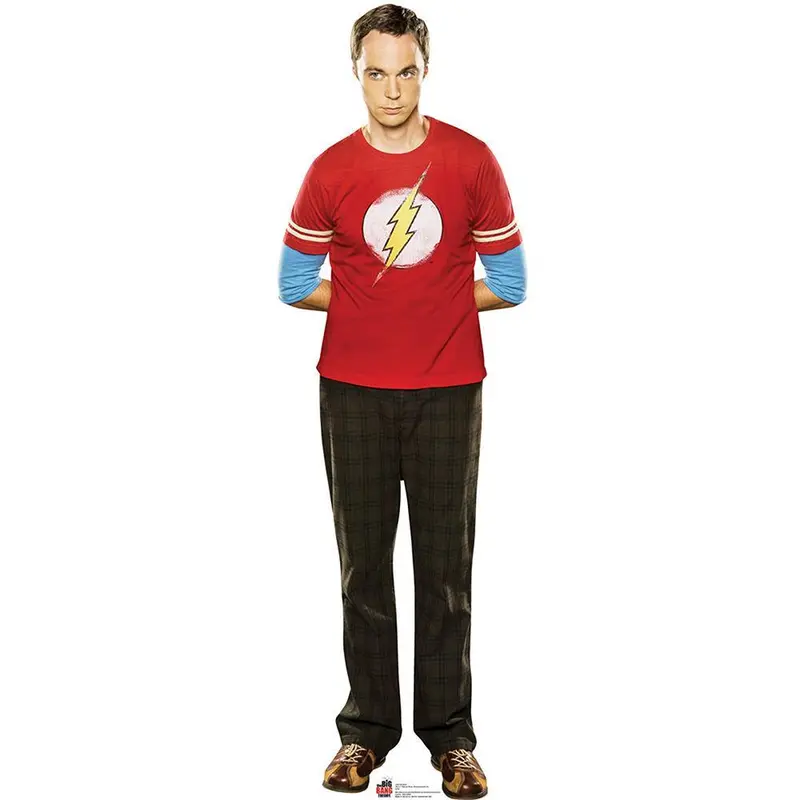The Big Bang Theory Sheldon Cooper Red Shirt Standee 1