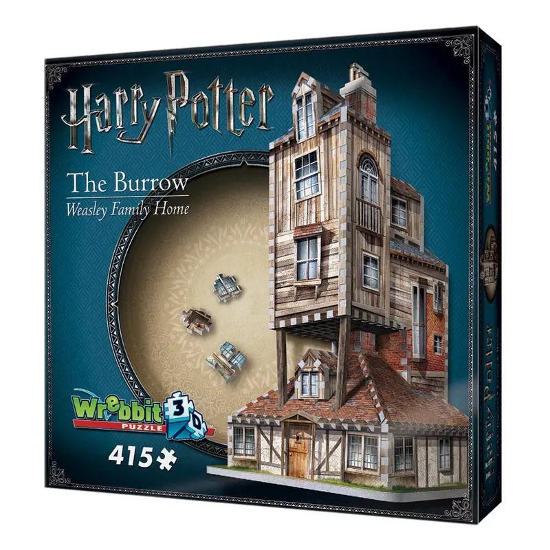 The Burrow Weasley Family Home 415 Piece 3D Puzzle 1