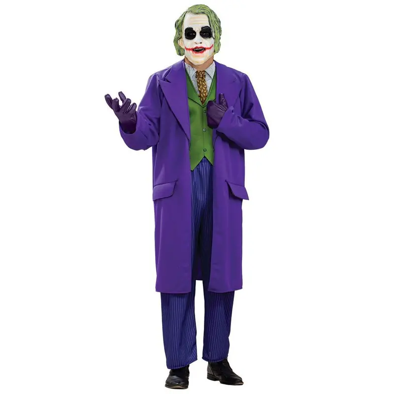 The Dark Knight Trilogy The Joker Deluxe Plus Size Costume 1