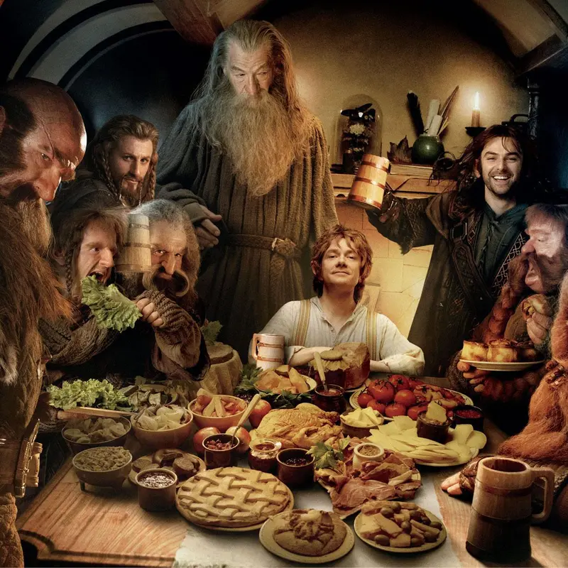 The Hobbit: An Unexpected Journey Panoramic Poster -- At The Table 1