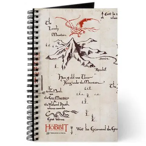 The Hobbit: An Unexpected Journey Thorin's Map Notebook 1