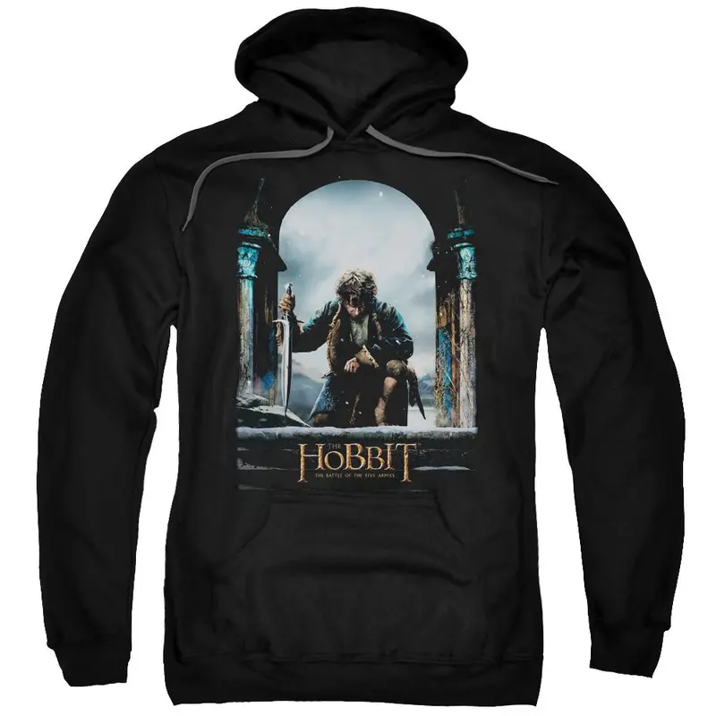 The Hobbit: The Battle Of The Five Armies Bilbo Poster Hoodie 1