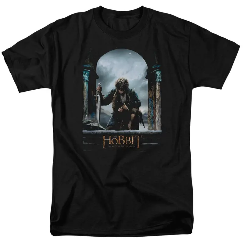 The Hobbit: The Battle Of The Five Armies Bilbo Poster T-Shirt 1