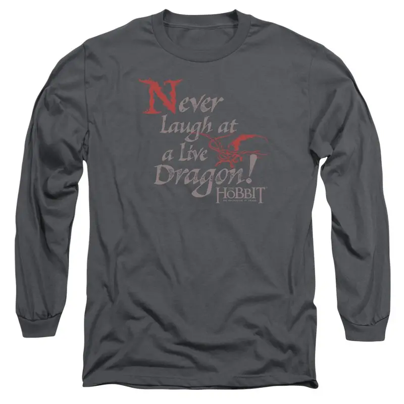 The Hobbit: The Desolation Of Smaug Never Laugh Long-Sleeve T-Shirt 1