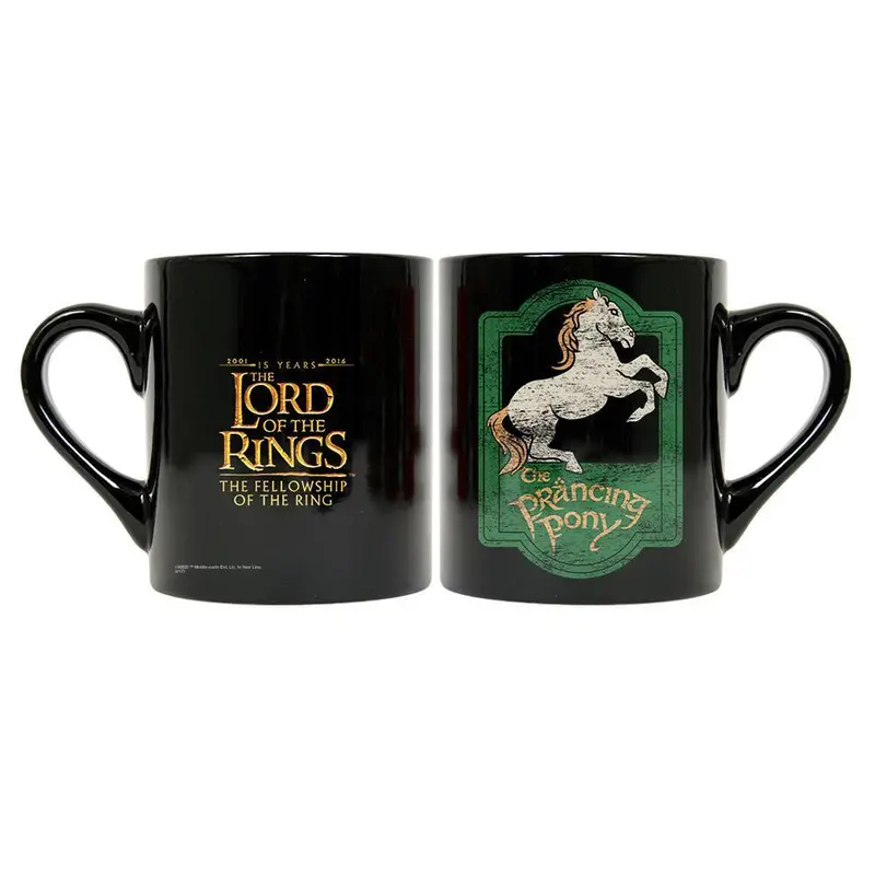 The Lord Of The Rings 15Th Anniversary Prancing Pony&Trade; 11 Oz. Black Mug 1