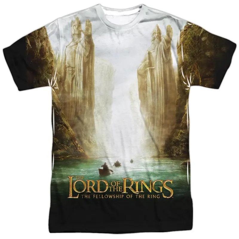 The Lord Of The Rings Fellowship Poster Sublimated T-Shirt 1