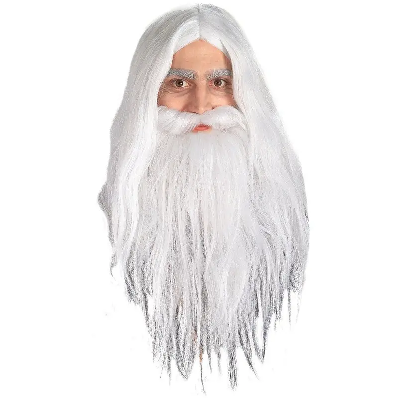The Lord Of The Rings Gandalf&Trade; Adult/Child Wig And Beard 1