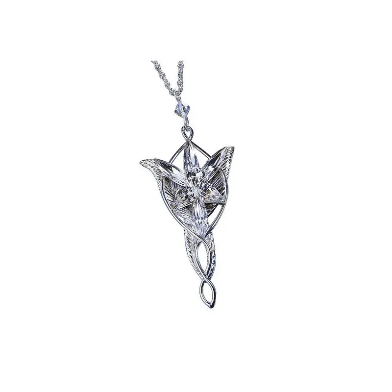 The Lord Of The Rings Sterling Silver Arwen Evenstar Pendant By The Noble Collection 1