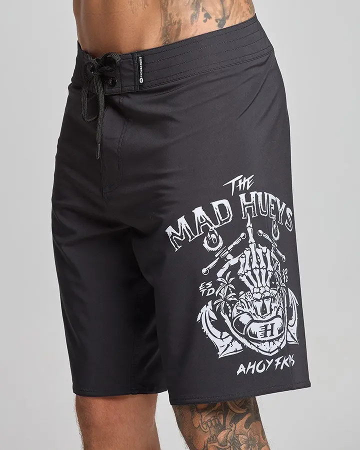 The Mad Hueys Ahoy Fkrs | 20" Boardshort 1
