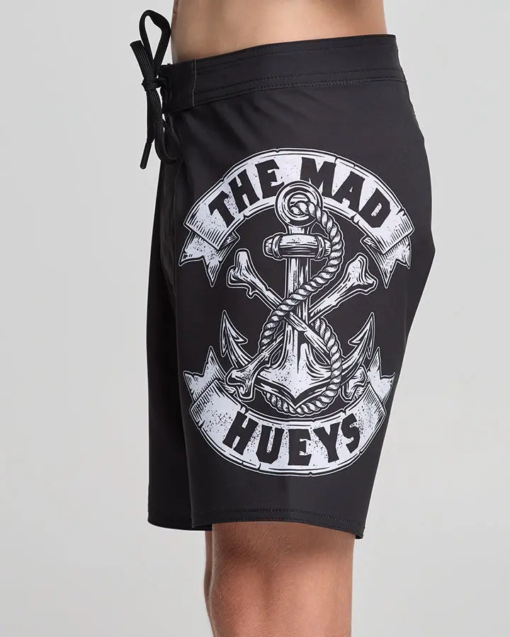The Mad Hueys Anchor Bones | Youth 14" Boardshort 1