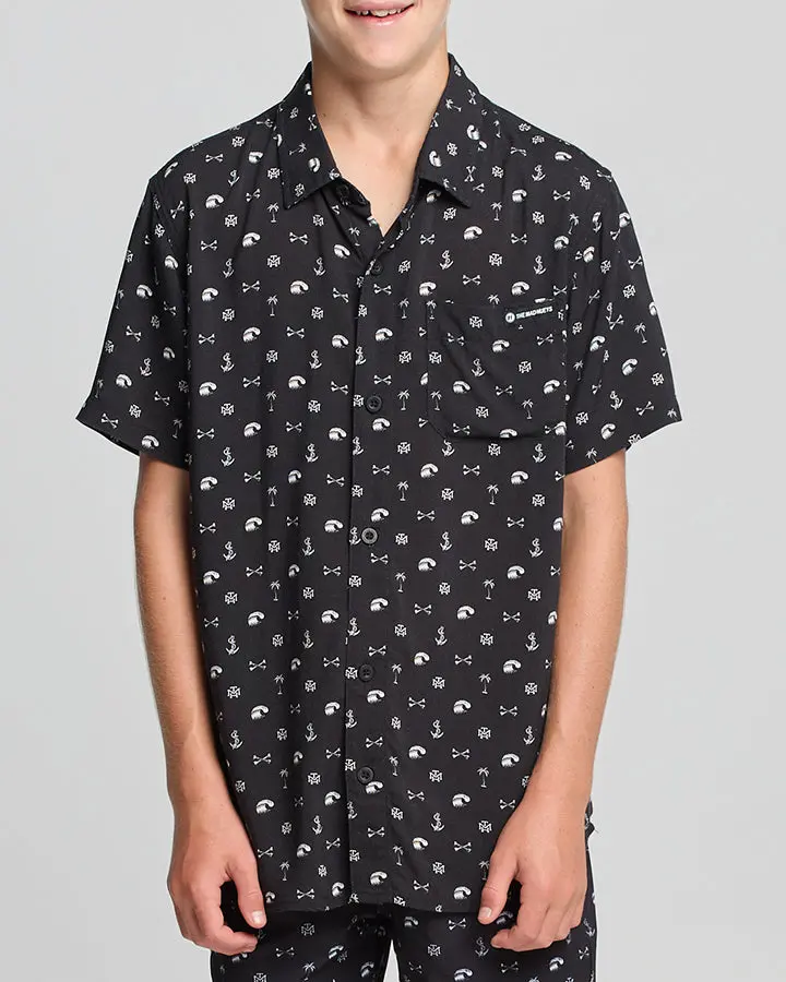 The Mad Hueys Anchor Bones | Youth Woven Shirt 1