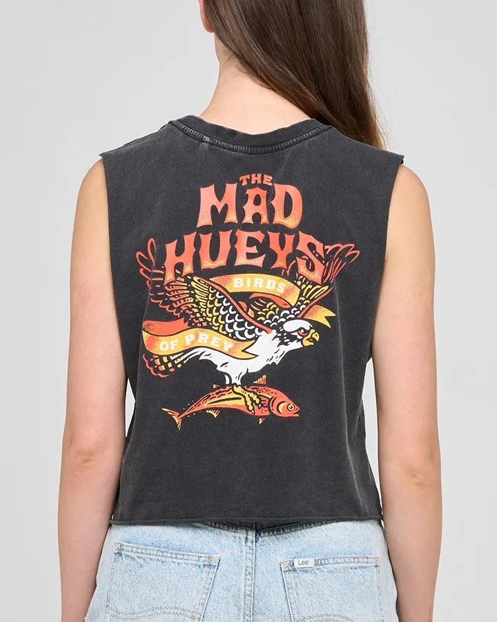 The Mad Hueys Birds Of Prey | Womens Crop Muscle 1